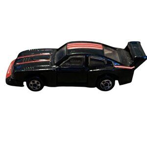 Vintage 1977 Ford Capri Toy Car Black With Red Stripes Goodyear